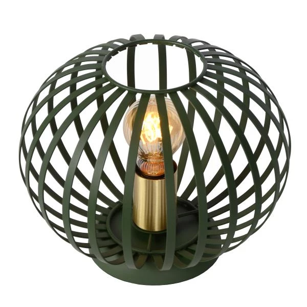 Lucide MANUELA - Lampe de table - Ø 25,5 cm - 1xE27 - Vert - détail 1